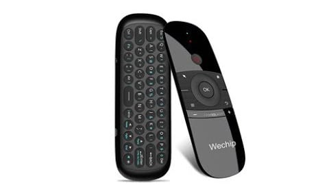 Wechip W1 Wireless QWERTY Keyboard Air Mouse Remote Control