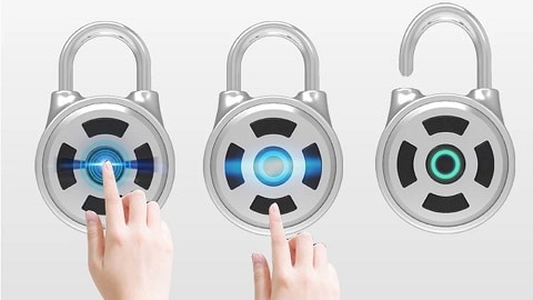 APP Intelligent Password Anti-Theft Padlock
