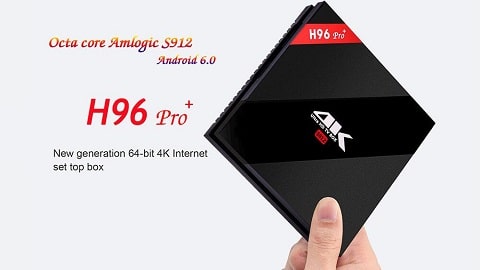 H96 PRO Plus KODI 17.3 Android 7.1 Amlogic S912 TV BOX