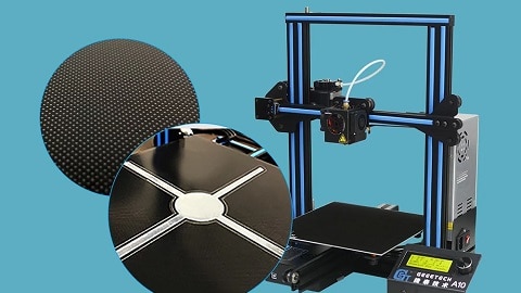 Geeetech A10 3D Printer Kit High Precision 3D Printer (Upgraded Version)