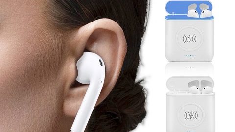 XT6 Wireless BT Headphones with 3-in-1 5200mAh Charging Case + Wireless Charger + Power Bank