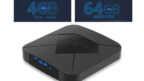 VORKE Z7 Allwinner H6 Android 9.0 4GB/64GB 6K TV Box WiFi LAN USB3.0
