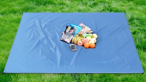 Waterproof Pocket Beach Blanket Lightweight Compact Outdoor Picnic