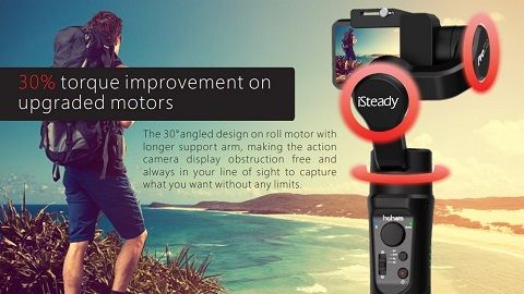 hohem iSteady Pro 2 Upgraded 3-Axis Handheld Action Camera Gimbal Stabilizer
