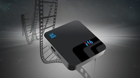 H6 Allwinner H6 Android9.0 4G/32G 6K HDR TV Box 2.4G WiFi 100Mbps LAN