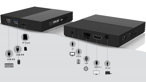 A95X F2 Amlogic S905X2 Android 9.0 4GB/64GB KODI 17.6 4K TV Box
