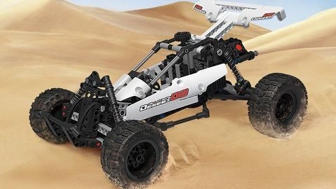 490 Pcs Xiaomi Desert Racing Car Building Blocks Set DIY Toys