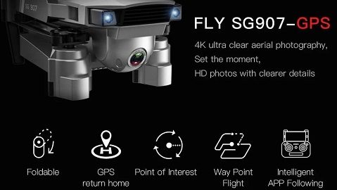 GOOLRC SG907 GPS 5G WIFI 4K RC Drone with Dual Camera
