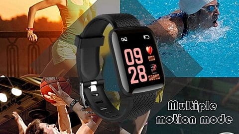 116Plus Intelligent BT Watch Fitness Tracker Universal Step Counter