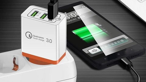 Fast Phone Charger QC3.0 3 Ports USB EU Power Adapter