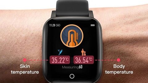 Smart Watch with Body Temperature Blood Pressure Blood Oxygen Heart Rate Sleep Monitor