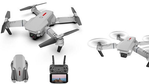 LS-E525 WiFi FPV 4K Camera Drone Headless Mode Dual Camera Drone