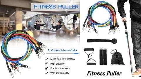 Set 11 τεμαχίων Fitness Puller Multi-functional Muscle Strength