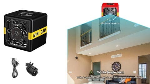 Mini Security Small 1080P Camera (Night Vision and Motion Detection)
