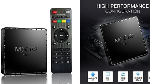 MX10 Mini Android 10.0 Smart TV Box (4GB / 32GB Allwinner H616 UHD 4&6K)