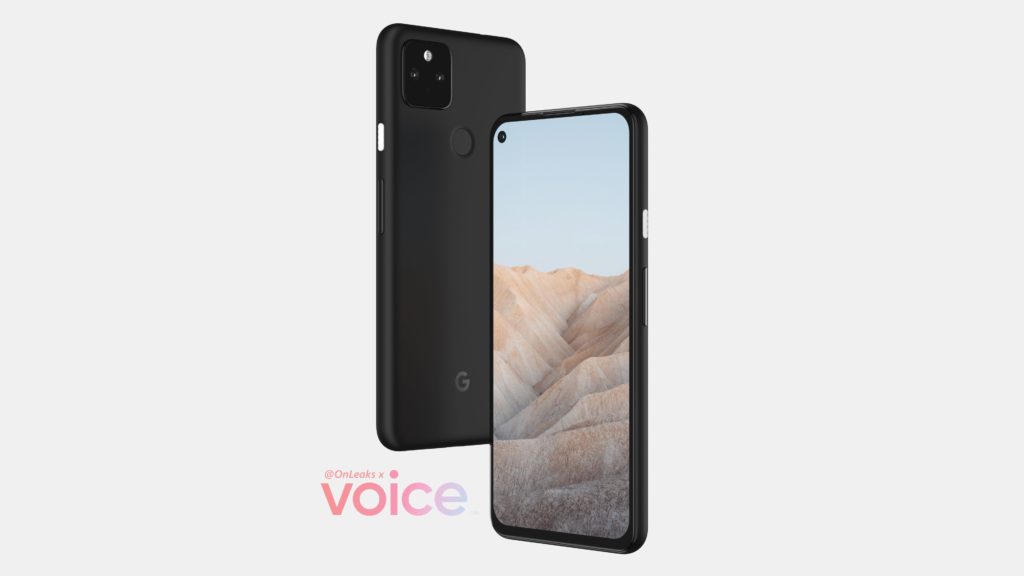 Pixel 5a Render by Voice