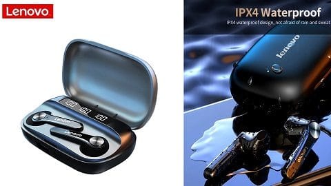 Lenovo QT81 TWS Wireless BT Headphone Semi-in-ear Sports Earbuds