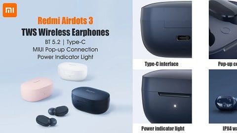 Redmi Airdots 3 TWS BT5.2 Wireless Earphones