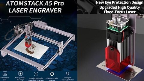ATOMSTACK A5 Pro 40W Laser Engraver CNC Desktop DIY Laser