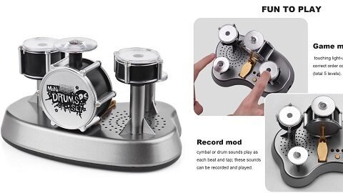 Electronic Mini Finger Drum Finger Touching Drum