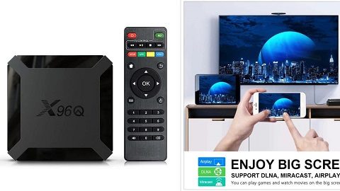 X96Q TV Box Android 10.0 Allwinner TV Set Top Box (4K 3D Media Player)