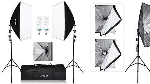 Andoer Photography Studio Cube (Umbrella Softbox Light Lighting Tent Kit)