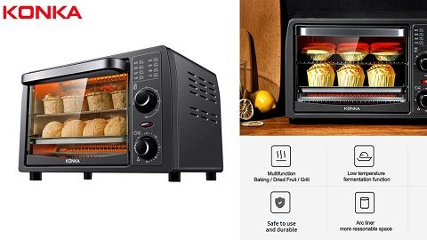 KONKA Toaster Oven 13L 1050W Countertop Oven