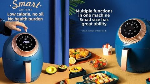 KONKA Air Fryer 3.5L 1400W Oven Airfryer (φριτέζα καυτού αέρα)