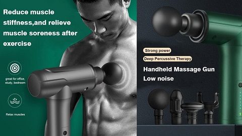 USB Mini Handheld Percussion Massage Gun (συσκευή μασάζ)