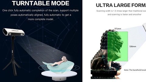 Original Creality CR-SCAN01 Portable 3D Scanner 3D Modeling Scanner