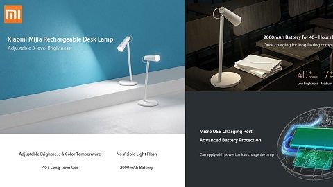 Xiaomi Mijia Rechargable Desk Lamp