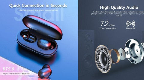 Haylou GT1 TWS (Fingerprint Touch BT5.0 Earphones)