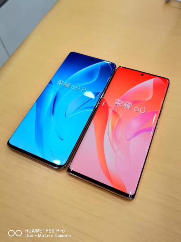Από αριστερά προς τα δεξιά: Honor 60 Pro vs Honor 60