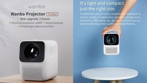Wanbo T2 MAX 1080P Projector (Global Version)