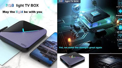 A95X F3 Air II 2GB/16GB 4K AV1 TV BOX (RGB Light Android 11 Amlogic S905Y4)