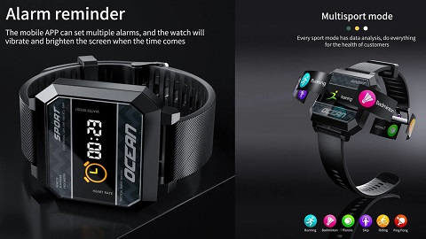 LOKMAT OCEAN 2 0.96-inch TFT Sports Smart Watch