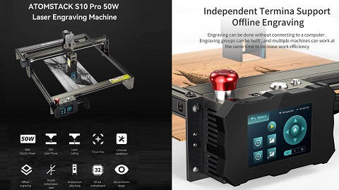 ATOMSTACK S10 Pro (Laser Engraving Cutting Machine)