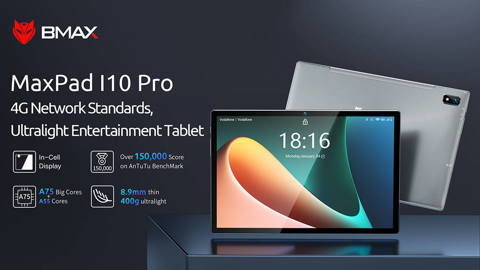 BMAX MaxPad I10 Pro 4+64GB (Android 11, 4G LTE)