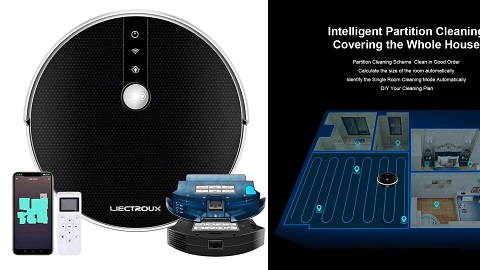 LIECTROUX C30B Automatic Robot Vacuum Cleaner