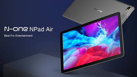 N-one NPad Air Tablet 4G LTE 10.1'' (4GB+64GB, FHD IPS Screen)