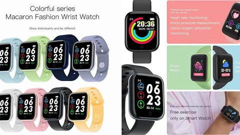 Y68 1.44-Inch IPS Single-Touch Screen Bracelet