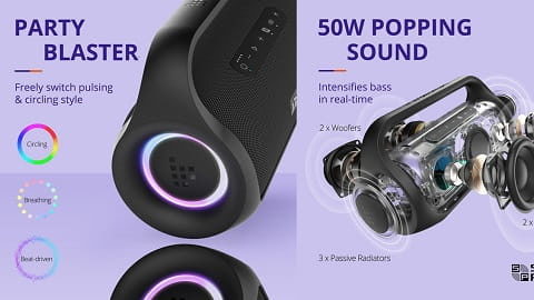 Tronsmart Bang Mini 50W Portable Party Speaker