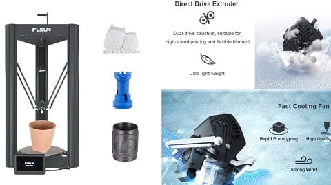 FLSUN V400 FDM 3D Printer (Fast 400mm/s Printing Speed)