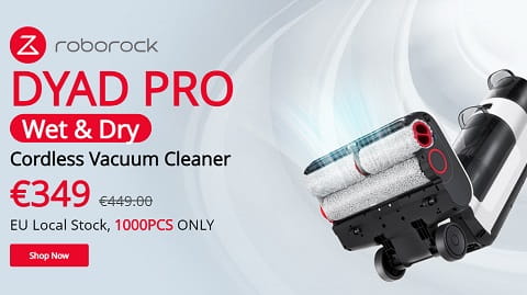 Roborock Dyad Pro (Smart Cordless Wet and Dry Vacuum Cleaner)