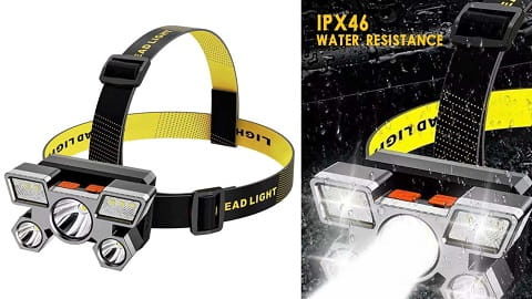 Headlamp USB Rechargeable Head LED Lamp