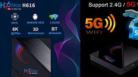 H96 MAX H616 4GB/32GB Android 10 TV Box