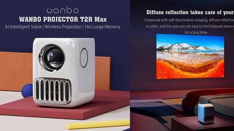 Wanbo T2R MAX Projector 1080P Standard Version