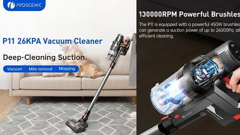 Proscenic P11 Cordless Vacuum Cleaner