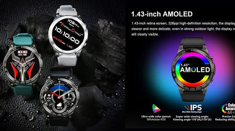 DM50 1.43-Inch AMOLED FullTouch Screen (Smart Sports Watch)