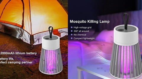 Mosquito Trap Zapper Portable (Mosquito Killing Rechargeable Lamp)